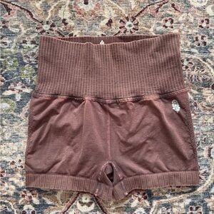FP Movement Good Karma Run Shorts in nutmeg - worn once